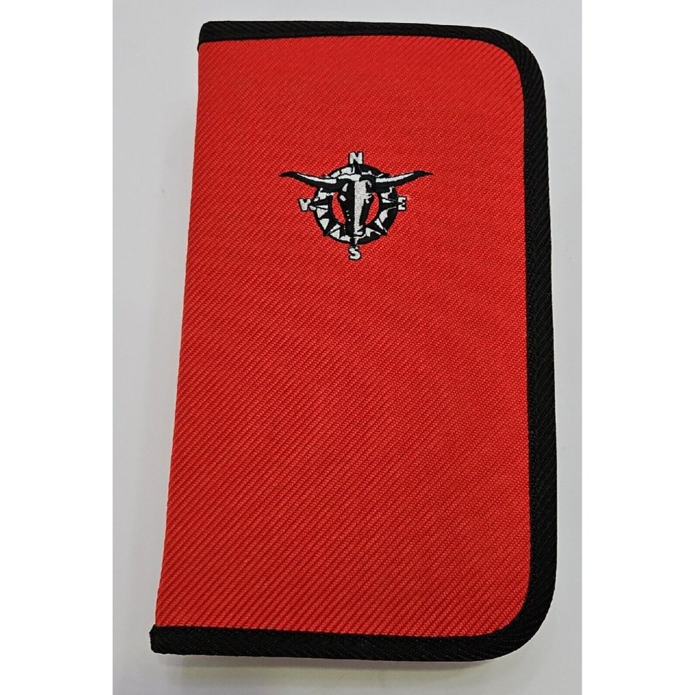 '99 Marlboro Poker Chips 2 Decks Of Cards Memo Pad Zippered Canvas Travel Pouch